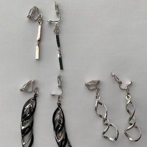 3 Sets of Dangling Earrings